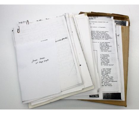 Sven BERLIN (1911-1999)Four box files containing copies of various manuscripts.Provenance:From the David Wilkinson Collection