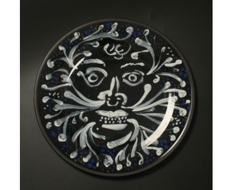 John PIPER (1903-1992)The Green Man Plate Screen printed ceramic Commissioned by The National Art Collections Fund Produced b
