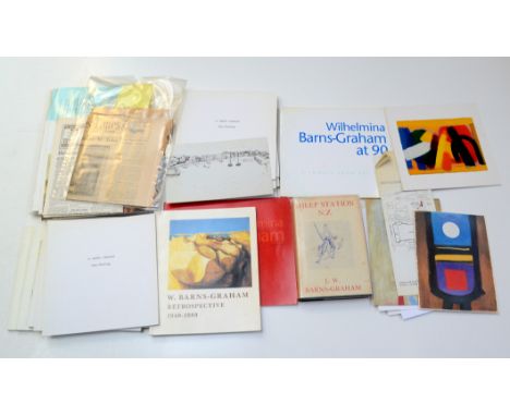 Wilhelmina BARNS-GRAHAM (1912-2004)A collection of books and articles including: A Tribute from Art First: Wilhelmina Barns-G