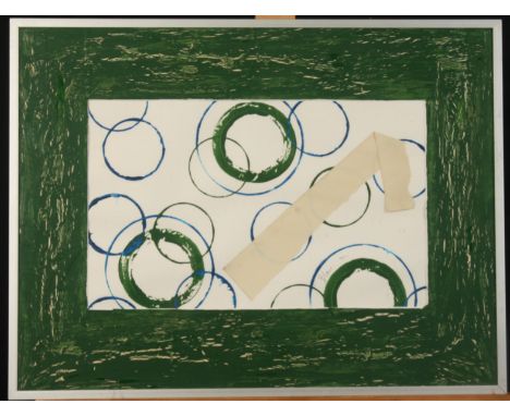 Sandra BLOW R.A (1925-2006) Untitled Mixed media Signed and dated '91 46 x 61cm