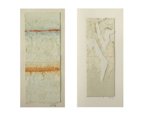 Roy RAY (1936) Untitled Two mixed media pieces Each initialled and dated '96