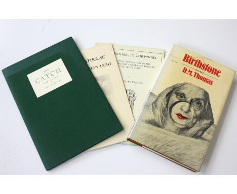 Harold PINTER and Alan WILKINSONThe Catch: A Correspondence, 2003.Signed and inscribed by Alan Wilkinson. Together with three