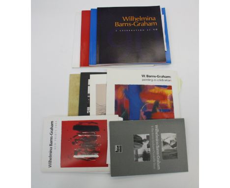 Wilhelmina BARNS-GRAHAM (1912-2004)Eight catalogues/publications from various exhibitions.Provenance:From the David Wilkinson