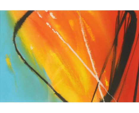 Neil CANNING (1960) 'Variations 007' Mixed media Signed, inscribed and dated 2003 16 x 24cm