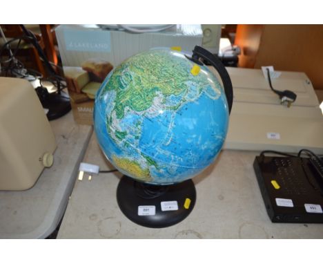A globe lamp
