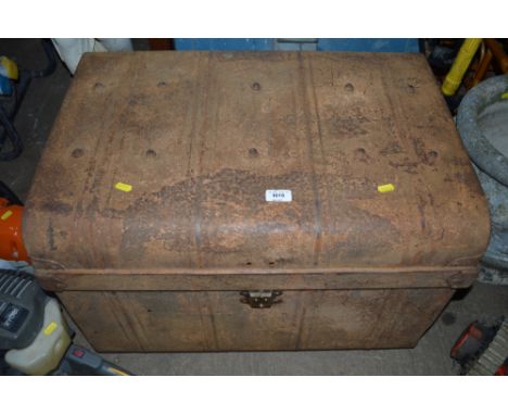 A metal trunk