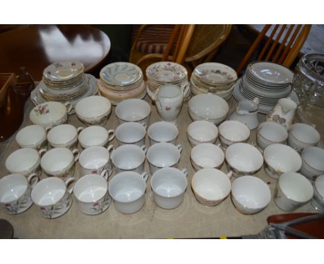 A quantity of teaware to include Royal Standard; Dorchester; Royal Worcester etc