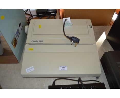 An electric typewriter