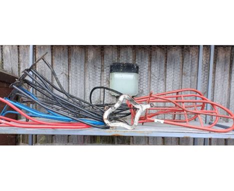 Shelf of horse saddle racks