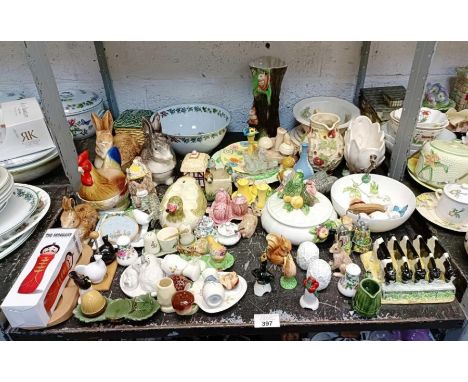 Ceramics to include Carlton Ware, Wedgwood, Goebel &amp; others