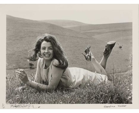 Of Christine Keeler interest: photograph,Ray Bellisario (1936-2018): 'Freedom - First Day Out Of Prison, Lying In A Field' (F