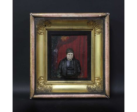 A Regency waxwork portrait,early 19th century, attributed to Samuel Percy (Irish, 1750-1820), modelled as a Regency gentleman
