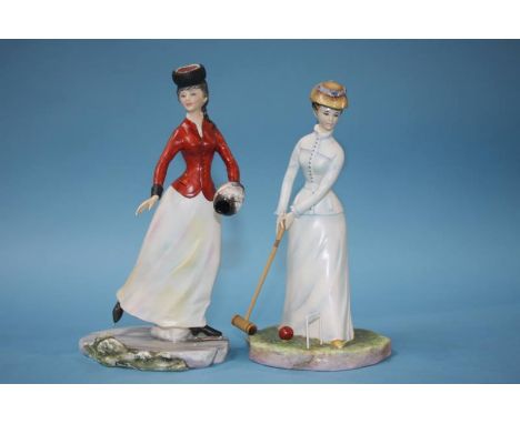 Two Royal Worcester figures 'Emily' and 'Bridget', no. 342/500 and 342/500, boxed with certificates