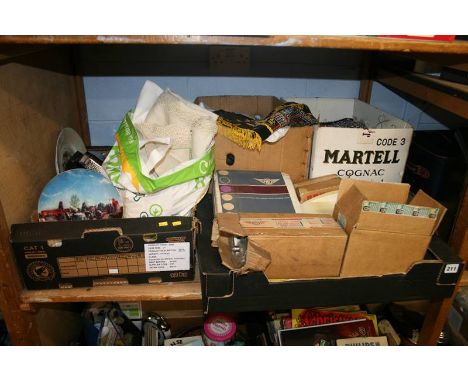 A shelf of miscellaneous, spray gun etc.