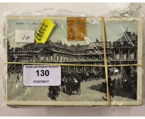 Two packets of French post-cards - mainly pre WW1