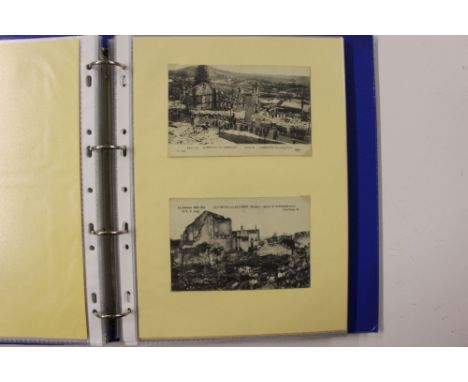 An album of WW1 French post-cards approx. 72