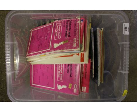 A box of Ordnance Survey maps