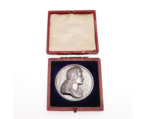 A silver Art Union of London Medal, obverse portrait bust r. beneath the bust 'Wilson S.C.' reverse facade of St Paul's Cathe