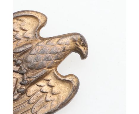 A German inter-war party rally badge with a large eagle with swastika, above 'N.S.D.A.P. Reichsparteitag Nurnmberg 1933' 5cm 