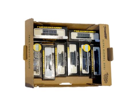 Nine boxed Graham Farish N gauge Somerset &amp; Dorset Railway; three Class 4P 4-4-0 tender locomotives, all 67 (1207), toget