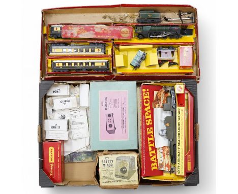 A collection of Tri-ang Railways and Tri-ang Hornby 00 gauge railway, including; an RS.23 train set comprising a Britannia Cl