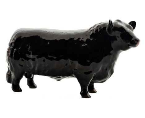 A Beswick Aberdeen Angus bull, model 1562 Approved by the Aberdeen Angus Cattle Society, circle mark
