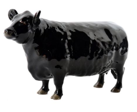 A Beswick Aberdeen Angus cow, model 1563 Approved by the Aberdeen Angus Cattle Society, circle mark