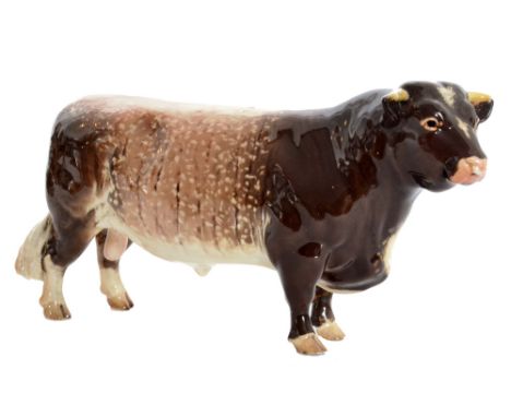A Beswick Dairy Shorthorn Bull Ch. Gwersylt Lord Oxford 74th, model 1504, circle mark S/D