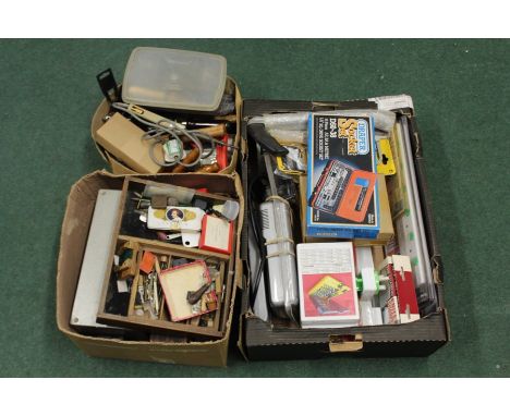 Collection of tools, to include watchmakers tools and accessories, Marples hand drill, pliers, hammers, files, socket set, sc