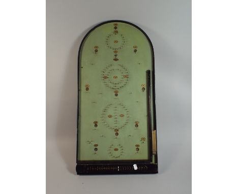 A Edwardian Bagatelle Game, 79cm high 