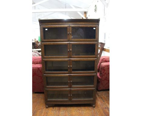 A Globe Wernicke bookcase, together with a further similar bookcase, both early 20th Century (2)