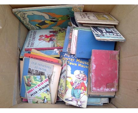 A large quantity of vintage childrens books 1930s/1940s.