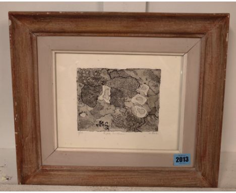 K*** HALL (20TH CENTURY) (7)Rock Lichensigned, titled and numbered 'K Hall 7/10' (lower margin)engraving11.5 x 15cmtogether w