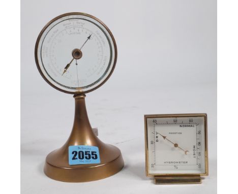 A GERMAN ANDROID BAROMETER (2)And another later desk hybrometerGenerally in good condition, no obvious break or problems.Not 