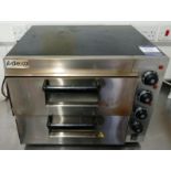 Adexa EP2PT Stainless Steel Table Top Electric Twin Deck Pizza Oven (Electrical disconnection