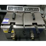 Gastrotek FCE007 Stainless Steel Twin Basket Deep Fryer