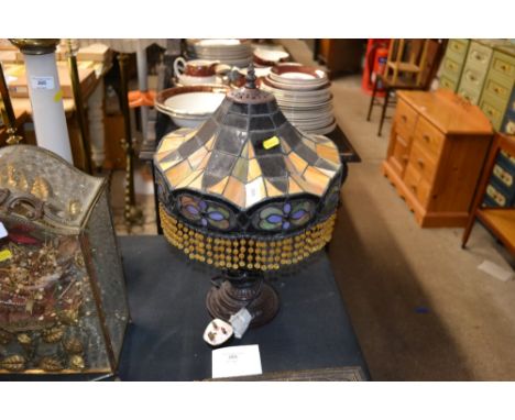 A Tiffany style table lamp 