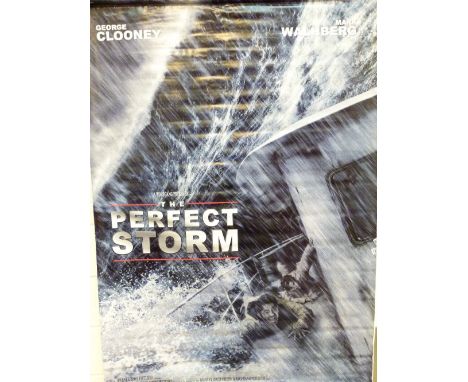 PERFECT STORM POSTER. Original vinyl Perfect Storm George Clooney film poster, 120 x 180 cm CONDITION REPORT: The item is in 