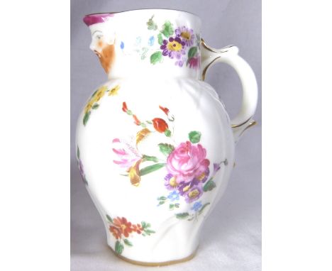 ROYAL WORCESTER JUG. Royal Worcester floral jug