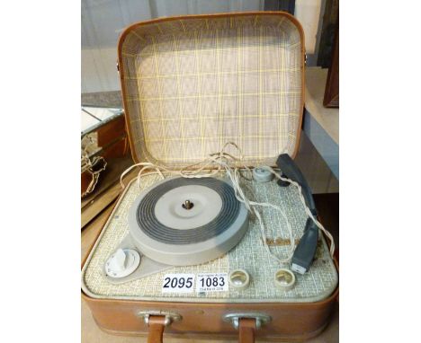 RECORD PLAYER. Westminster portable record player