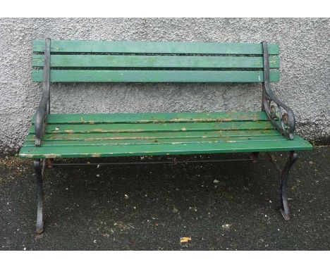 A garden bench