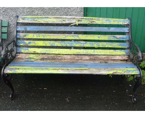 A garden bench