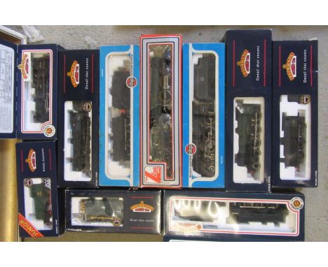 Ten locomotives by Bachmann, Airfix and Lima comprising B.R. 08 Class Shunter, B.R. 4MT, N.E. J89, B.R. Royal Scot, Fowler 4F