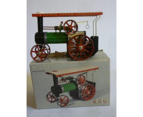 A Mamod TE1a steam tractor, boxed, possibly fired once or twice, boxed (Est. plus 21% premium inc. VAT)