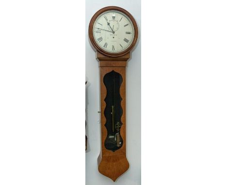 A good wall hanging regulator by Byson of Edinburgh, Scotland. Late 19th century. Quality regulator single train movement, 15