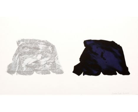 Prunella Clough (1919-1999) Archive II inscribed in pencil (lower right) lithograph in colour the sheet 41.5cm x 72.5cm, unfr