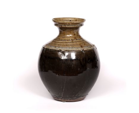 Jim Malone (b.1946) Vase impressed potter's seal 28cm high.