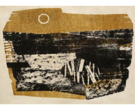 Prunella Clough (1919-1999) Geological Landscape, 1949 artist's proof, signed and inscribed in pencil (in the margin) lithogr