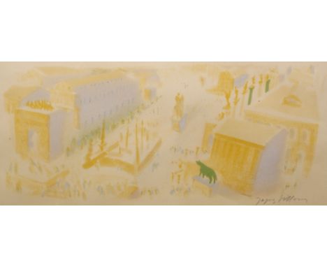 Jacques Villon (1875-1963) First Bucolic, Imperial Rome, from Les Bucoliques signed in pencil (lower right) lithograph 19.5cm