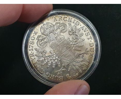 A M Theresia 1780 silver coin 